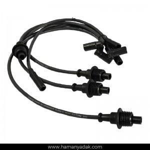 وایر شمع پژو 405 (2000) سر سیم برنجی برند قدر قطعه