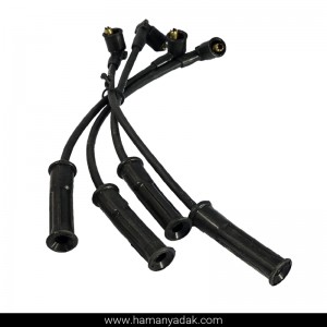 وایر شمع نیسان یورو 4 سر سیم برنجی برند قدر قطعه