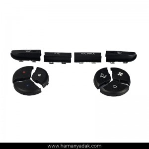 پک کلید پنل کولر و بخاری دیجیتالی پژو 301 برند والافن