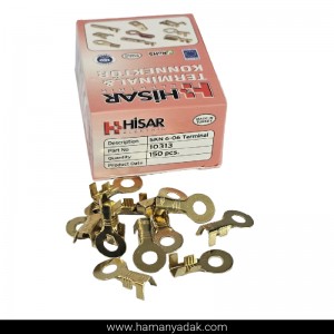 سر سیم گرد سایز 6 برند هیسار بسته 150 عددی