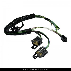 دسته سیم چراغ های جلو و فن پژو 206 (کد 3716002740005) برند دناکو