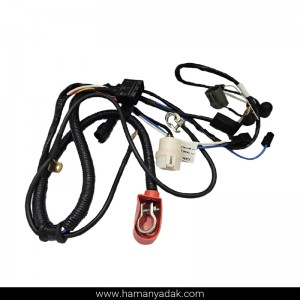 دسته سیم کابل باطری دینام پراید انژکتور (کد M13NISG102) برند دناکو