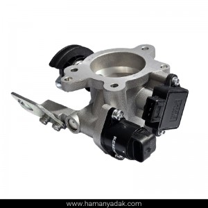 دریچه گاز کامل پژو 206 TU5 و رانا مدل SSAT برند هیرکان