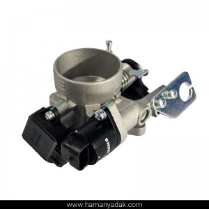 دریچه گاز کامل مکانیکی پژو 206 TU5 و پژو SLX مدل SSAT برند هیرکان