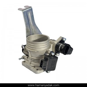 دریچه گاز کامل مکانیکی تیبا و پراید یورو 4 برند هیرکان