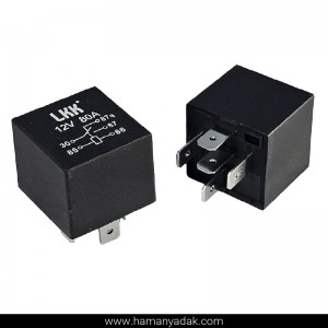 رله 5 فیش همه کاره مشکی برند LKK