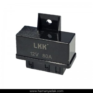 رله دوبل مشکی برند LKK