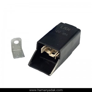 رله فن یک قلو مشکی پراید برند LKK