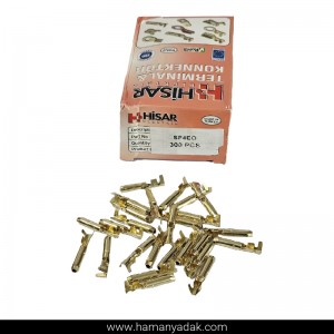سر سیم لوله ای نری برند هیسار بسته 300 عددی