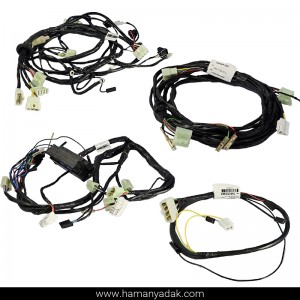 مجموعه کامل دسته سیم موتور نیسان کاربراتور برند دناکو