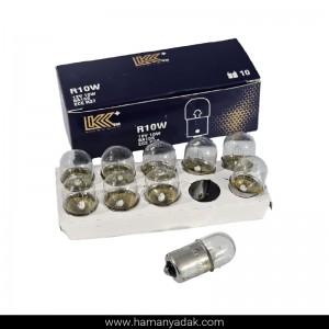 لامپ فندقی 12 ولت 10 وات برند LKK (بسته 10 عددی)