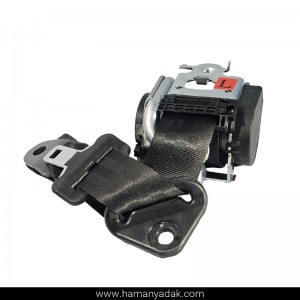 کمربند ایمنی جلو چپ پژو 405 و دنا مشکی ایربگ دار برند هیرکان