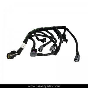 دسته سیم سوزن انژکتور (منیفولد) سمند EF7 موتور ملی سوکت بیضی (کد IK00098080) برند دناکو