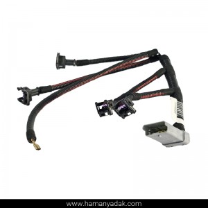 دسته سیم سوزن انژکتور (منیفولد) سمند EF7 سوکت مربع (کد K914569268) برند دناکو
