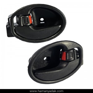 دستگیره داخلی درب ساینا و کوییک جفتی سمت راست و چپ مشکی برند متک