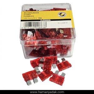 فیوز دوشاخ شیشه ای 10 آمپر