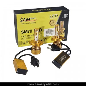 هدلایت H4 سه خار مدل SM70 برند سام