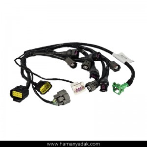 دسته سیم سوزن انژکتور (منیفولد) تیبا و پراید دوگانه (کد M13GS67080) برند دناکو