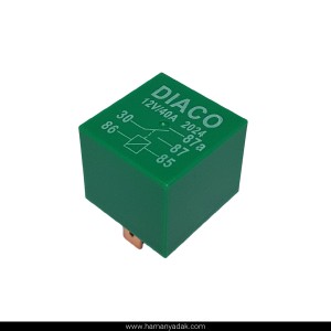 رله فن سبز پژو 206 و سمند EF7 برند دیاکو (کد 512)