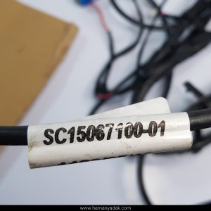 دسته سیم چراغ سقف و سیم آنتن پراید (کد SC15067100) برند دناکو