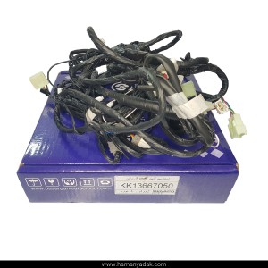دسته سیم کابین پراید کاربراتور 3 فیش (کد KK13667050) برند دناکو