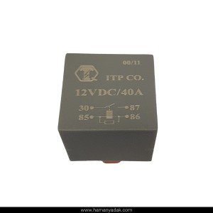 رله 4 فیش طوسی تیبا برند ایمن تک