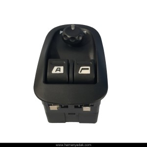 کلید شیشه بالابر اتو پژو 206 تیپ 5 جدید تک سوکت برند هیرکان