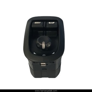 کلید شیشه بالابر اتو پژو 206 تیپ 5 جدید تک سوکت برند هیرکان