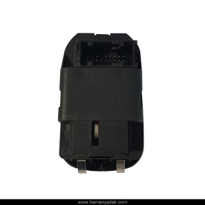 کلید شیشه بالابر اتو پژو 206 تیپ 5 قدیم دو سوکت برند هیرکان