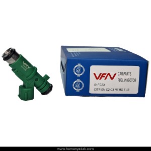 سوزن انژکتور پژو 206 سبز 3 سوراخ سوکت بیضی برند والافن (کد 01F023)
