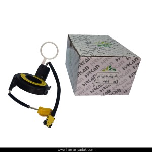 نوار چرخشی (رابط چرخشی) تک ایربگ پژو 405 و سمند مدل ایمن برند هیرکان