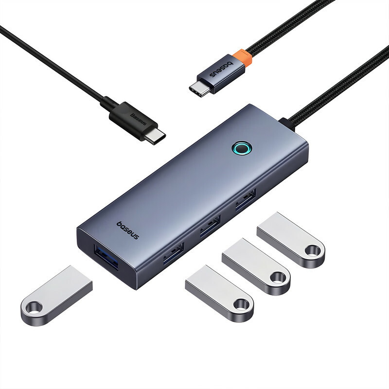 هاب 5 پورت USB-C بیسوس مدل UltraJoy Series BS-OH149