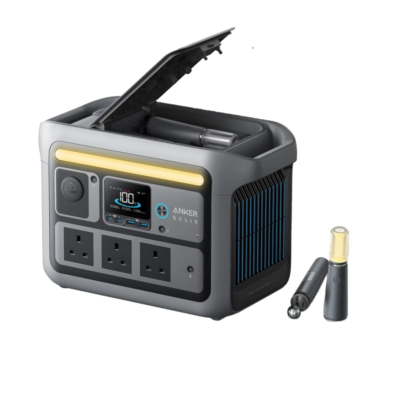 پاوراستیشن و نیروگاه همراه انکر Anker SOLIX C800 Plus Portable Power Station 768Wh مدل A1754
