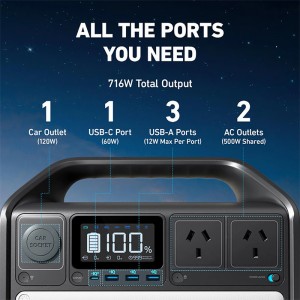 نیروگاه همراه انکر Anker 535 PowerHouse 512Wh مدل A1751