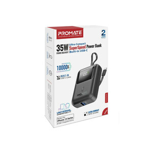 مشخصات پاوربانک پرومیت مدل POWERPOD-10 - همه چی بازارBLK ظرفیت ۱۰۰۰۰ میلی‌آمپرساعت - همه چی بازار