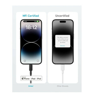 خرید کابل تایپ سی به لایتنینگ انکر مدل A81B5 طول 0.9 متر - همه چی بازار