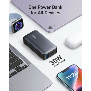 پاوربانک انکر مدل A1256 ظرفیت 10000 میلی آمپر ساعت