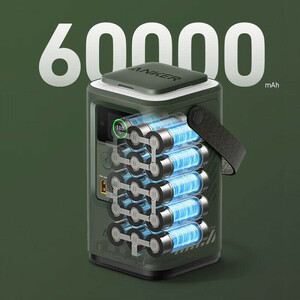 پاوربانک انکر مدل A1294 ظرفیت 60000 میلی آمپر ساعت - همه چی بازار