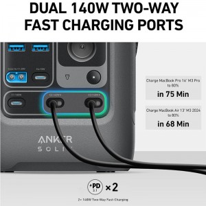 نیروگاه همراه انکر مدل Anker SOLIX C300 DC Power Bank Station A1726 - همه چی بازار