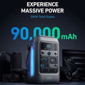نیروگاه همراه انکر مدل Anker SOLIX C300 DC Power Bank Station A1726 - همه چی بازار