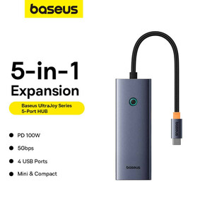 هاب 5 پورت USB-C بیسوس مدل UltraJoy Series BS-OH149