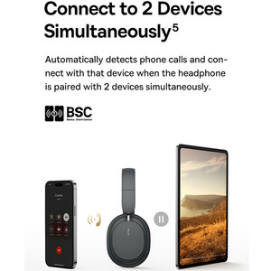 هدفون بلوتوثی باسئوس مدل Bowie D05