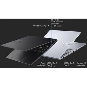 لپ تاپ ایسوس 16 اینچی مدل VivoBook 16 K3605VU i9 13900H 16GB 1TB RTX4050