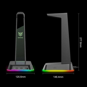 پایه نگهدارنده هدفون گیمینگ اونیکوما مدل ST2 RGB