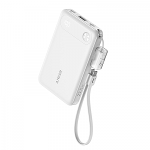 پاوربانک انکر مدل A1257 ظرفیت 10000 میلی آمپر ساعت به همراه کابل USB-C