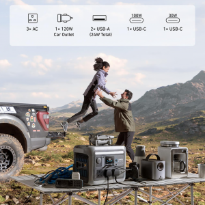 پاوراستیشن و نیروگاه همراه انکر Anker SOLIX C800 Plus Portable Power Station 768Wh مدل A1754