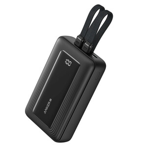 پاوربانک انکر مدل Zolo A1681 ظرفیت 20000 میلی آمپر ساعت به همراه کابل لایتنیگ و کابل USB Type-C