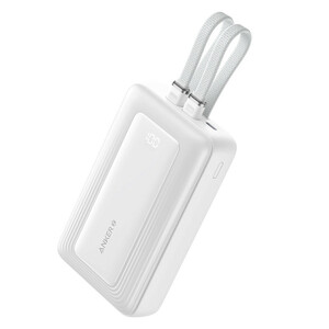 پاوربانک انکر مدل Zolo A1681 ظرفیت 20000 میلی آمپر ساعت به همراه کابل لایتنیگ و کابل USB Type-C
