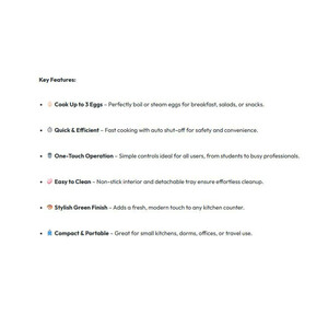 تخم‌مرغ پز 3 عددی گرین لاین مدل GNTRIOEGGGN