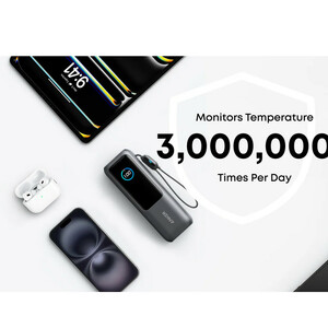 پاوربانک انکر مدل A1695 ظرفیت 25000 میلی آمپر ساعت توان 165 وات